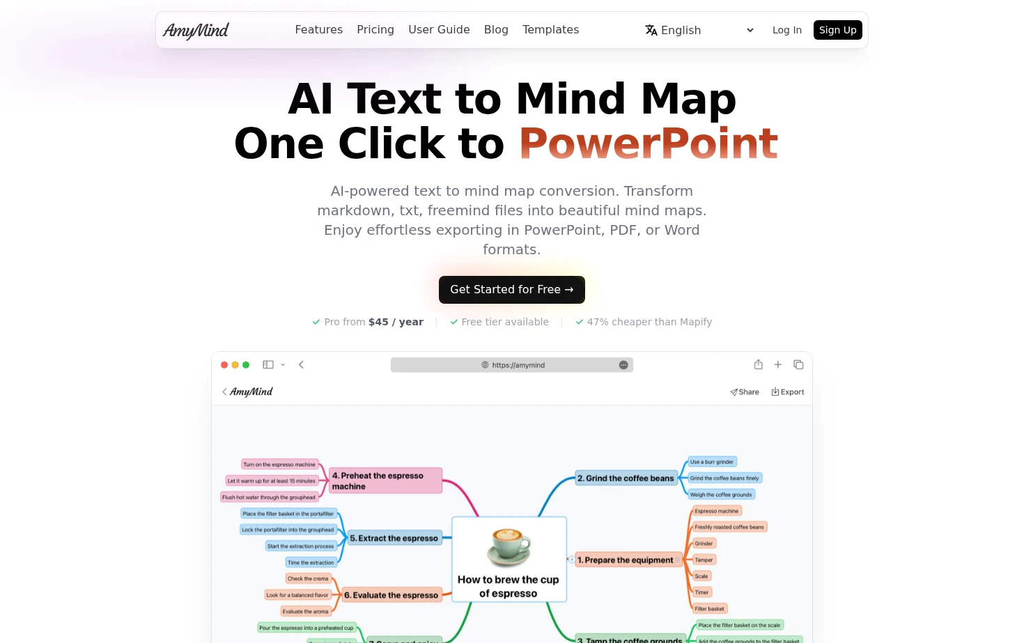 AmyMind 页面快照